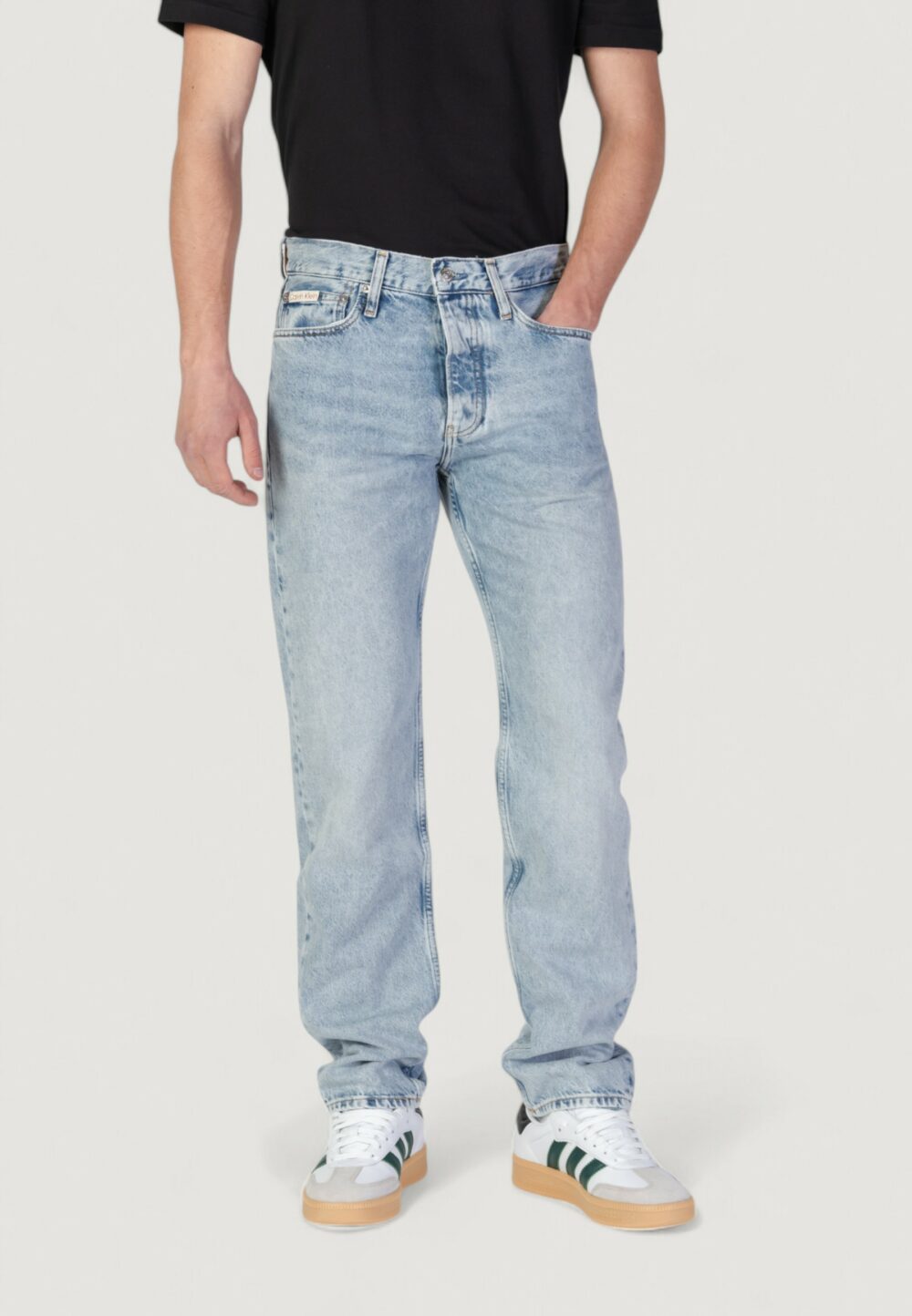 Jeans Calvin Klein Jeans STANDARD STRAIGHT Denim chiaro - Foto 1