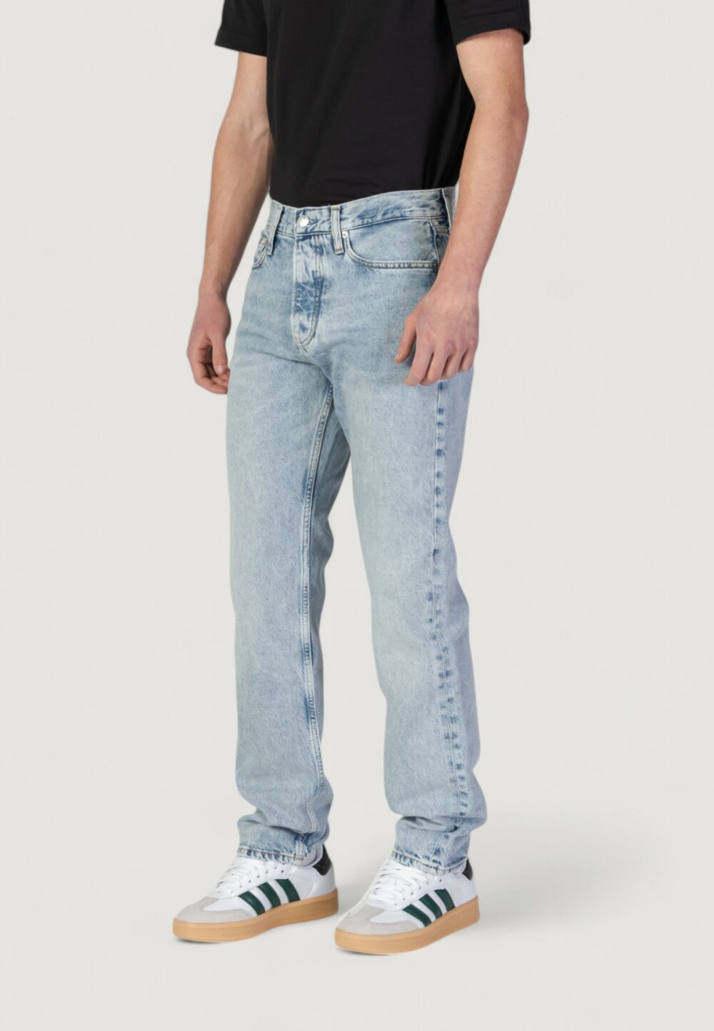 Jeans Calvin Klein Jeans STANDARD STRAIGHT Denim chiaro - Foto 2