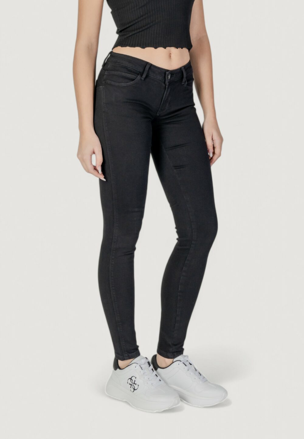 Jeans skinny Guess CURVE X Nero - Foto 3