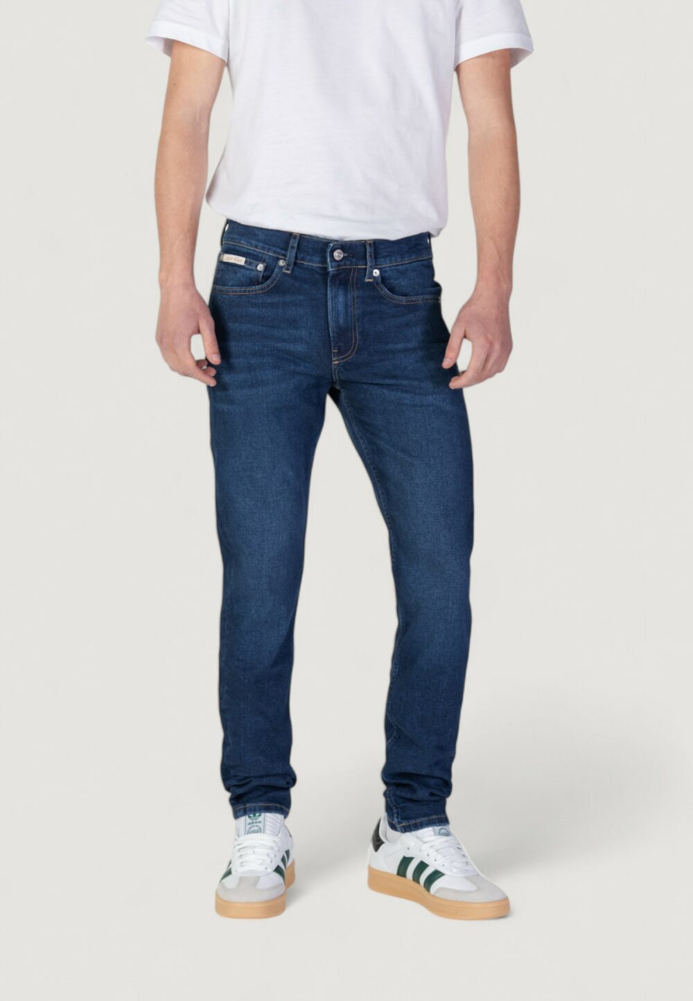 Jeans slim Calvin Klein Jeans  Denim scuro - Foto 1