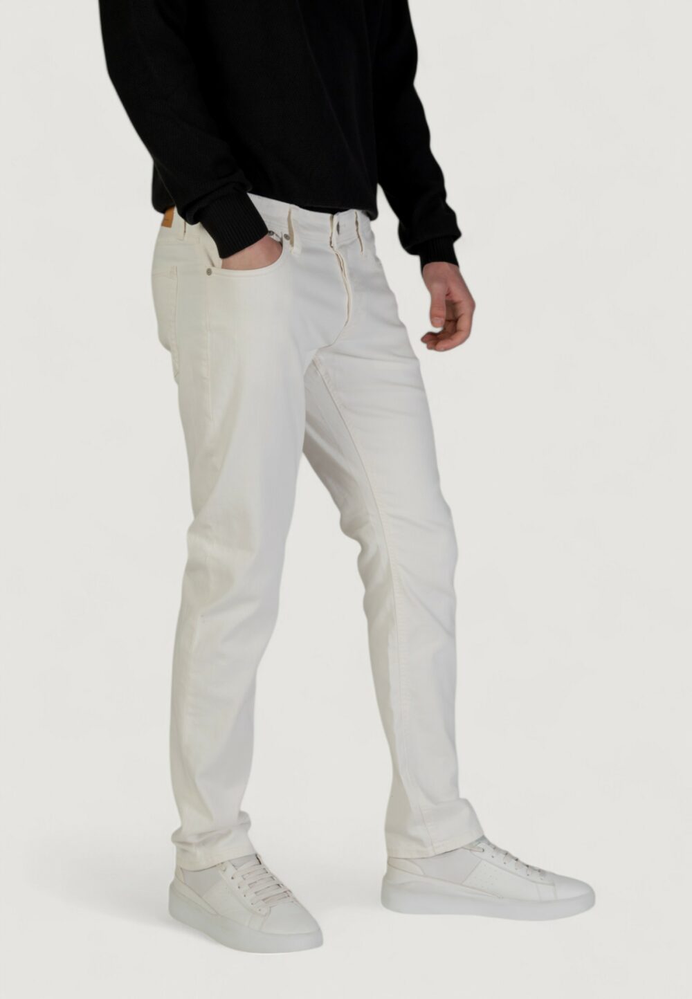 Jeans slim Jack Jones JJIGLENN JJORIGINAL SQ 912 SN Bianco - Foto 3