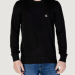 Maglia Calvin Klein Jeans MODERN CREW NECK Nero - Foto 3