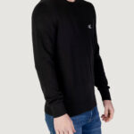 Maglia Calvin Klein Jeans MODERN CREW NECK Nero - Foto 4