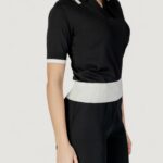 Maglia Liu-Jo ECS CHIUSA M/C Black-White - Foto 3