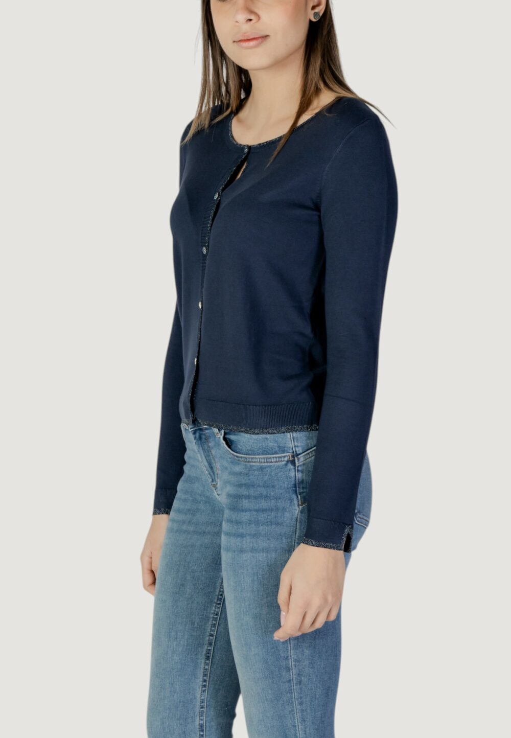 Cardigan Liu-Jo ECS APERTA M/L Blu marine - Foto 5