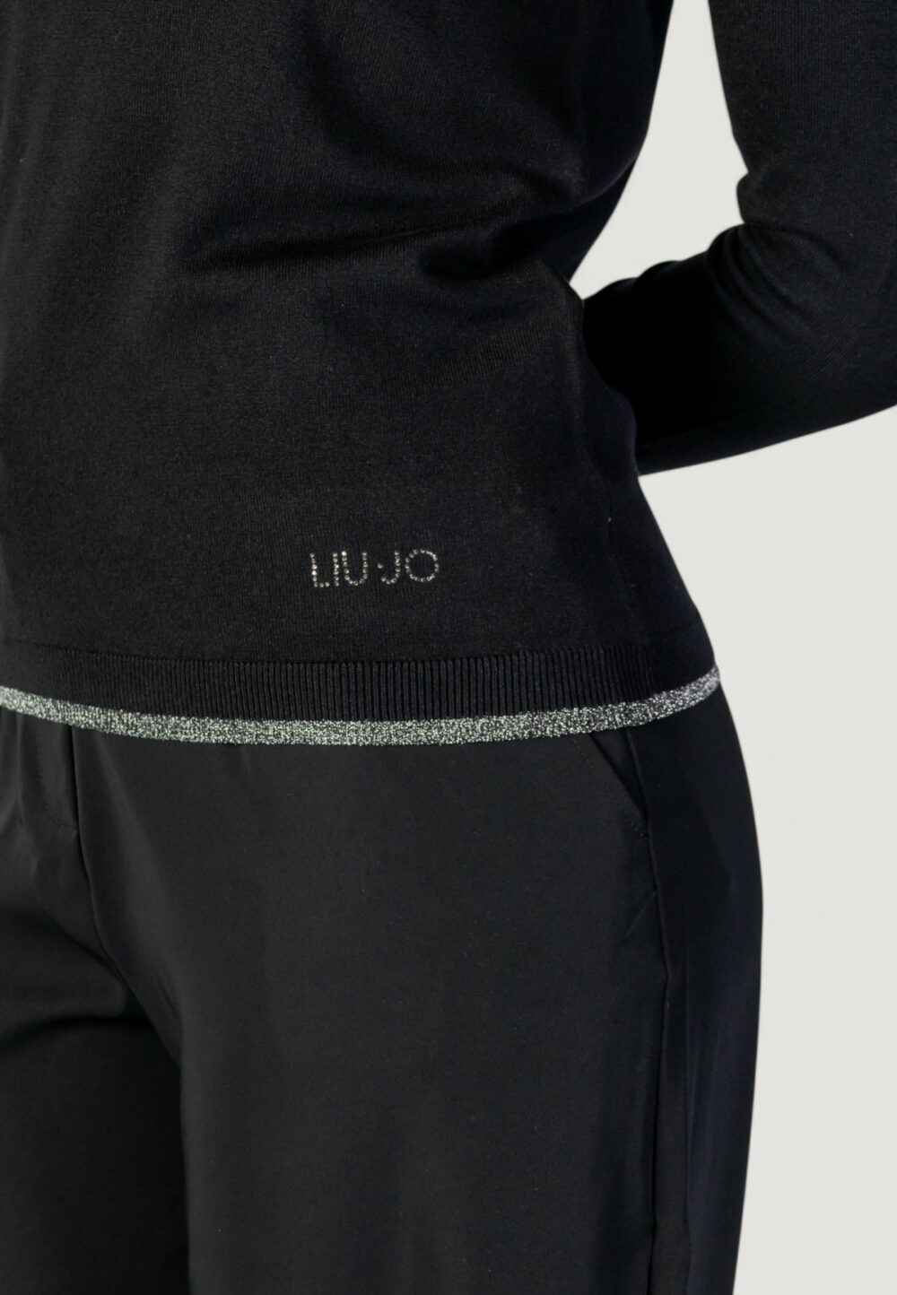 Maglia Liu-Jo ECS CHIUSA M/L Nero - Foto 4