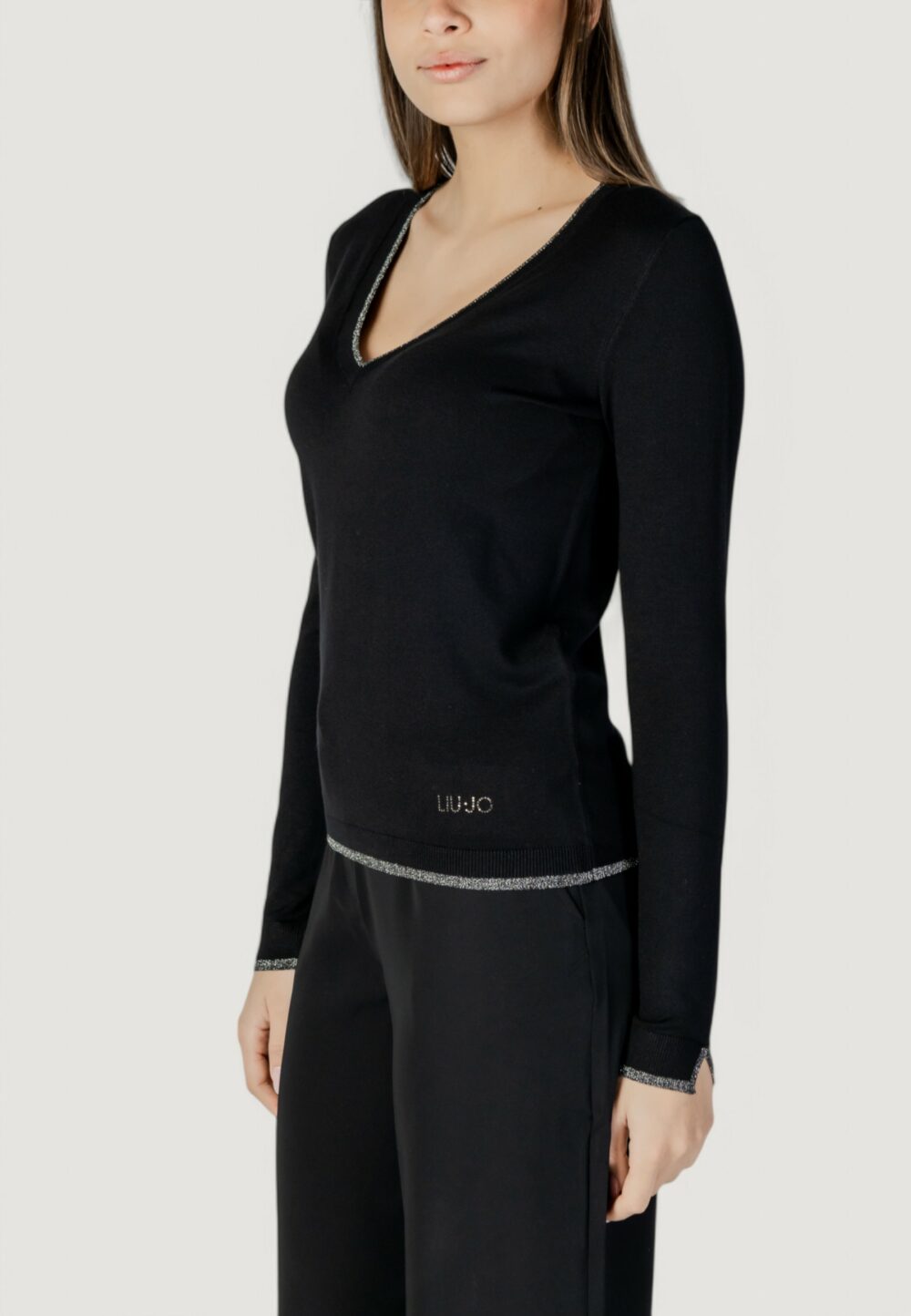 Maglia Liu-Jo ECS CHIUSA M/L Nero - Foto 5