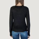 Maglia Only ONLVENICE LIFE LS PEARL DET ONECK CC KNT Nero - Foto 4