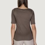 T-shirt Street One LANEA 30 CM SLEEV Terra - Fango - Foto 4