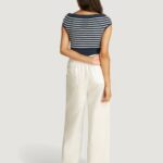 Maglia Tommy Hilfiger Jeans TJW OFF SHOULDER Blu - Foto 5