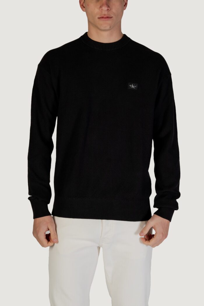 Maglione Calvin Klein CASUAL TEXTURE Nero