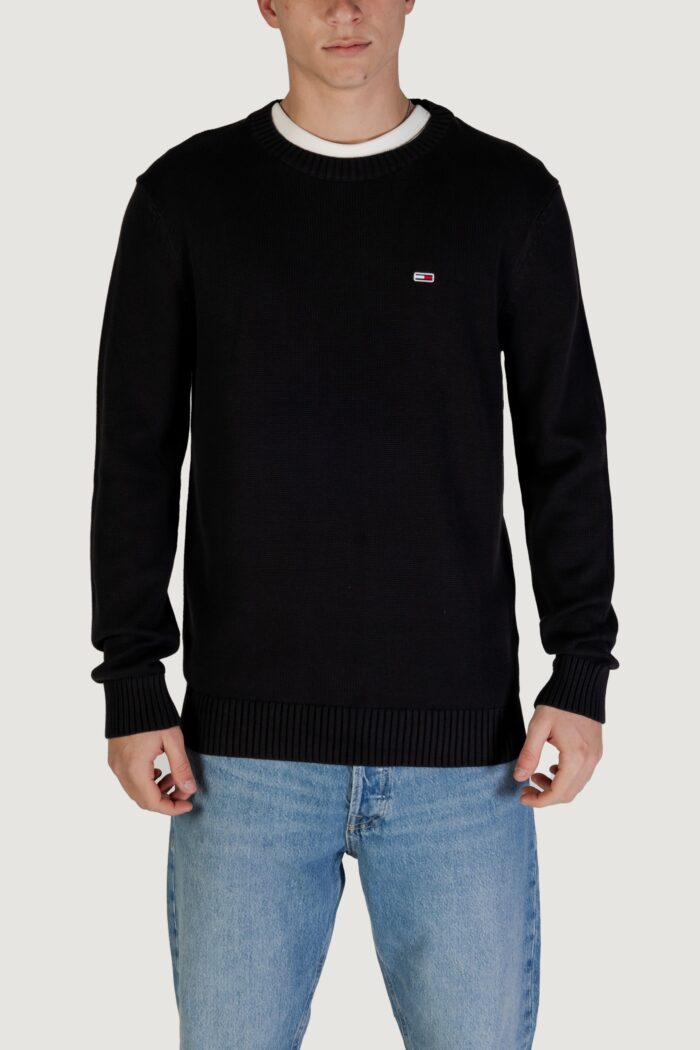 Maglione Tommy Hilfiger TJM ESSNTLS C-NECK Nero