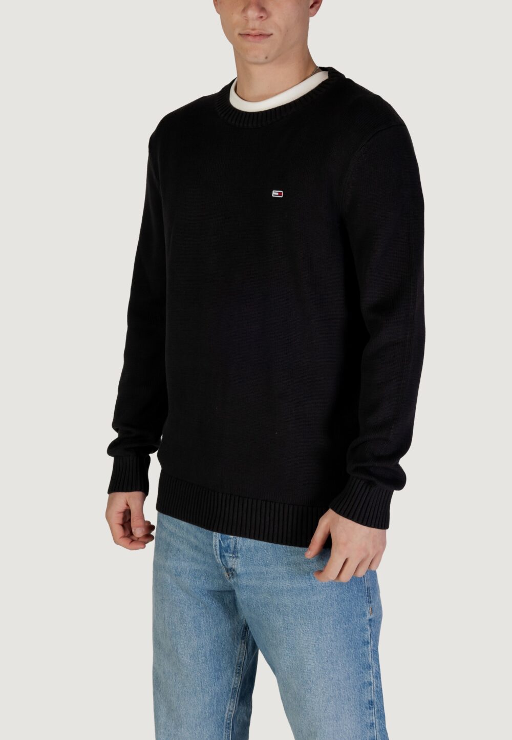 Maglione Tommy Hilfiger Jeans TJM ESSNTLS C-NECK Nero - Foto 2