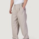 Pantaloni Calvin Klein Jeans TAILORED Taupe - Foto 2