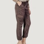 Pantaloni regular Liu-Jo ECS TS TPOTF LUNGO Marrone - Foto 3