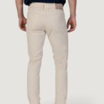 Pantaloni slim Jeckerson JOHN 5 TASCHE TOPPA Beige chiaro - Foto 4