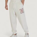 Pantaloni sportivi Tommy Hilfiger Jeans TJM TOWEL PATCH Bianco - Foto 1