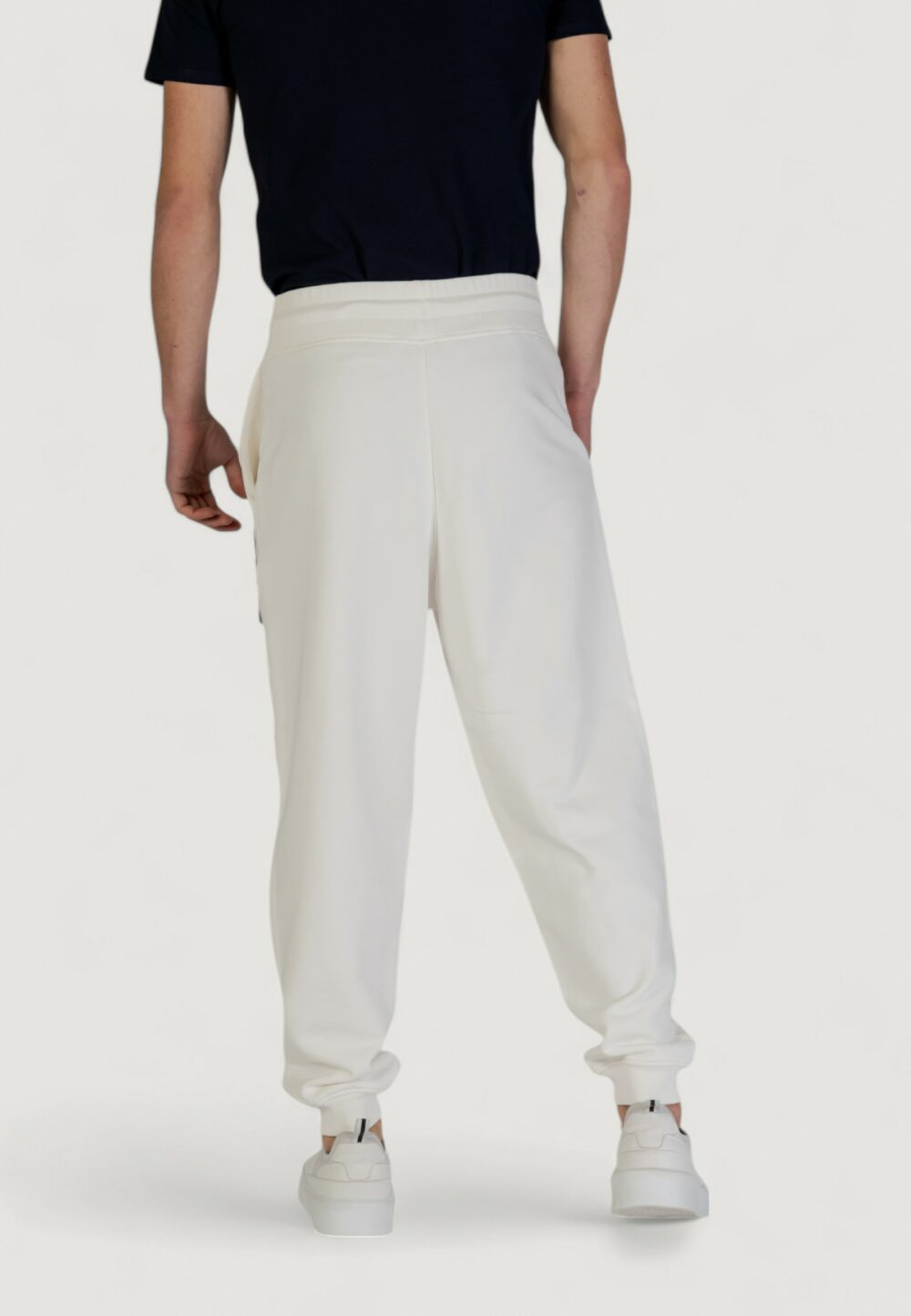 Pantaloni sportivi Tommy Hilfiger Jeans TJM TOWEL PATCH Bianco - Foto 3