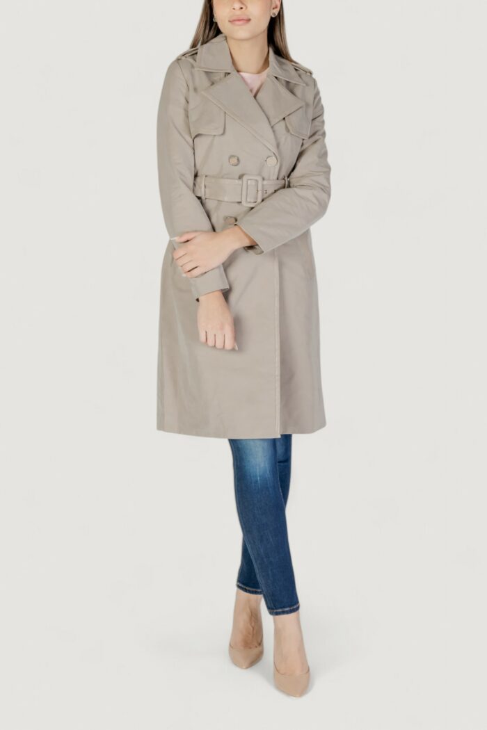 Parka Guess JENNY PU DETAILS Beige