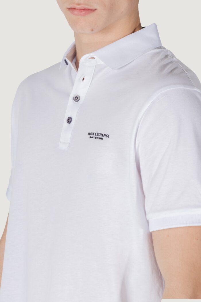 Polo manica corta Armani Exchange  Bianco – 8NZF80 Z8H4Z