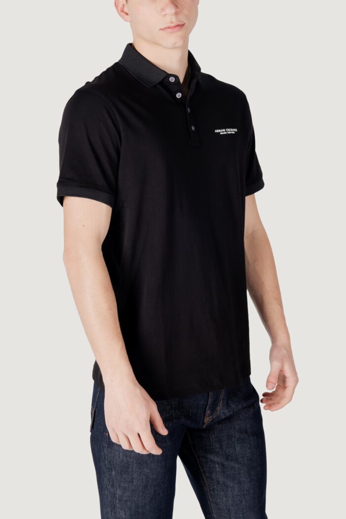 Polo manica corta Armani Exchange  Nero – 8NZF80 Z8H4Z