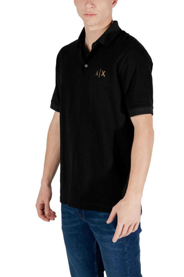 Polo manica corta Armani Exchange  Nero