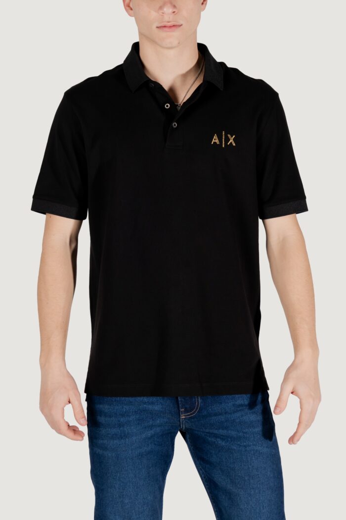 Polo manica corta Armani Exchange  Nero