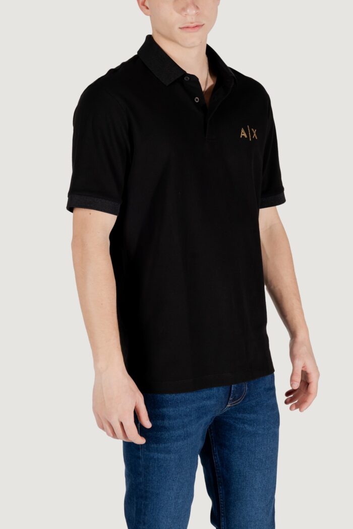 Polo manica corta Armani Exchange  Nero