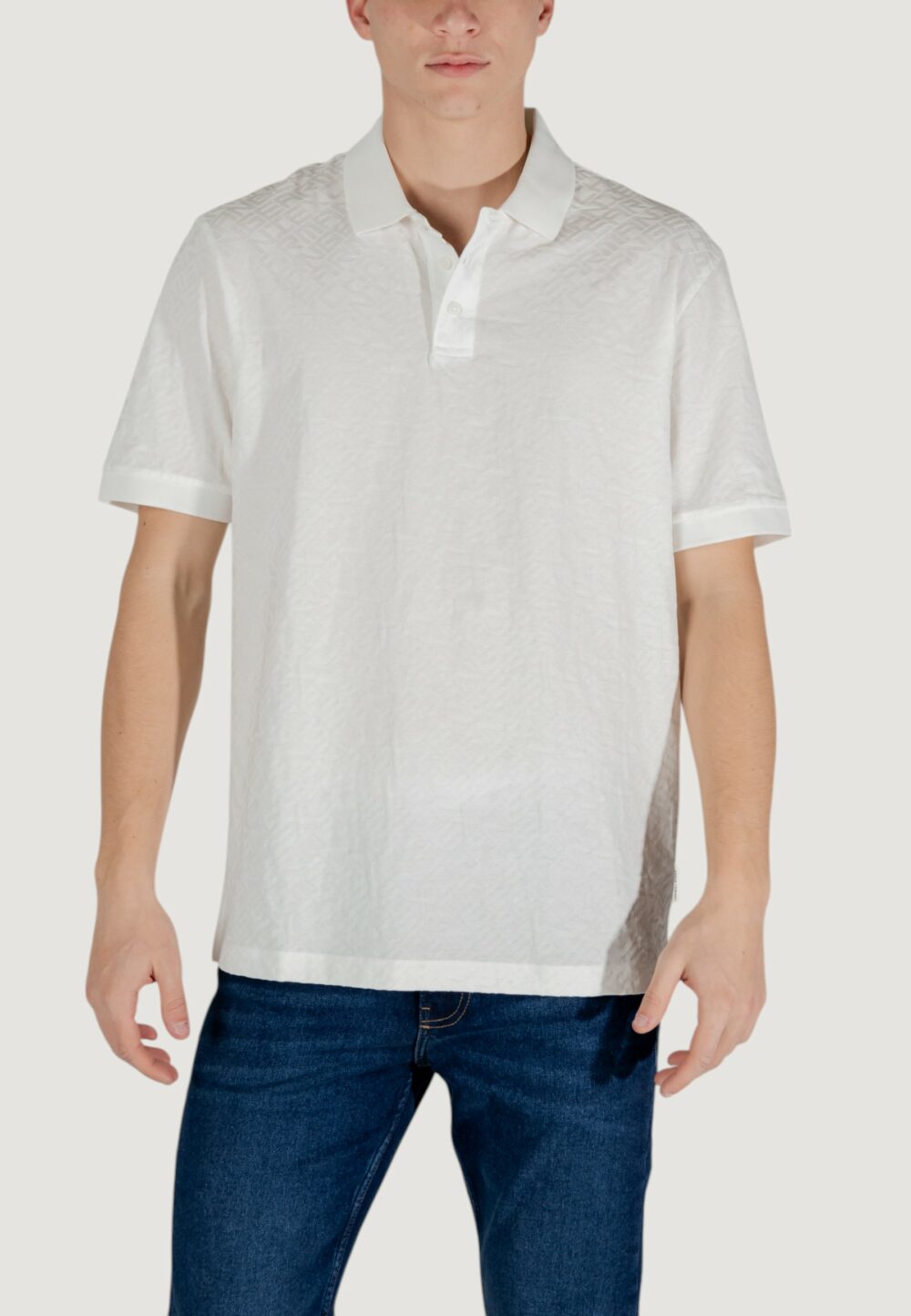 Polo manica corta Armani Exchange  Panna - Foto 1