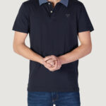 Polo manica corta Guess NOLAN SS Blu - Foto 1