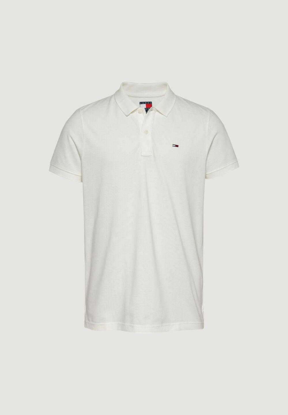 Polo manica corta Tommy Hilfiger Jeans TJM PLACKET Bianco - Foto 2