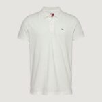 Polo manica corta Tommy Hilfiger Jeans TJM PLACKET Bianco - Foto 2