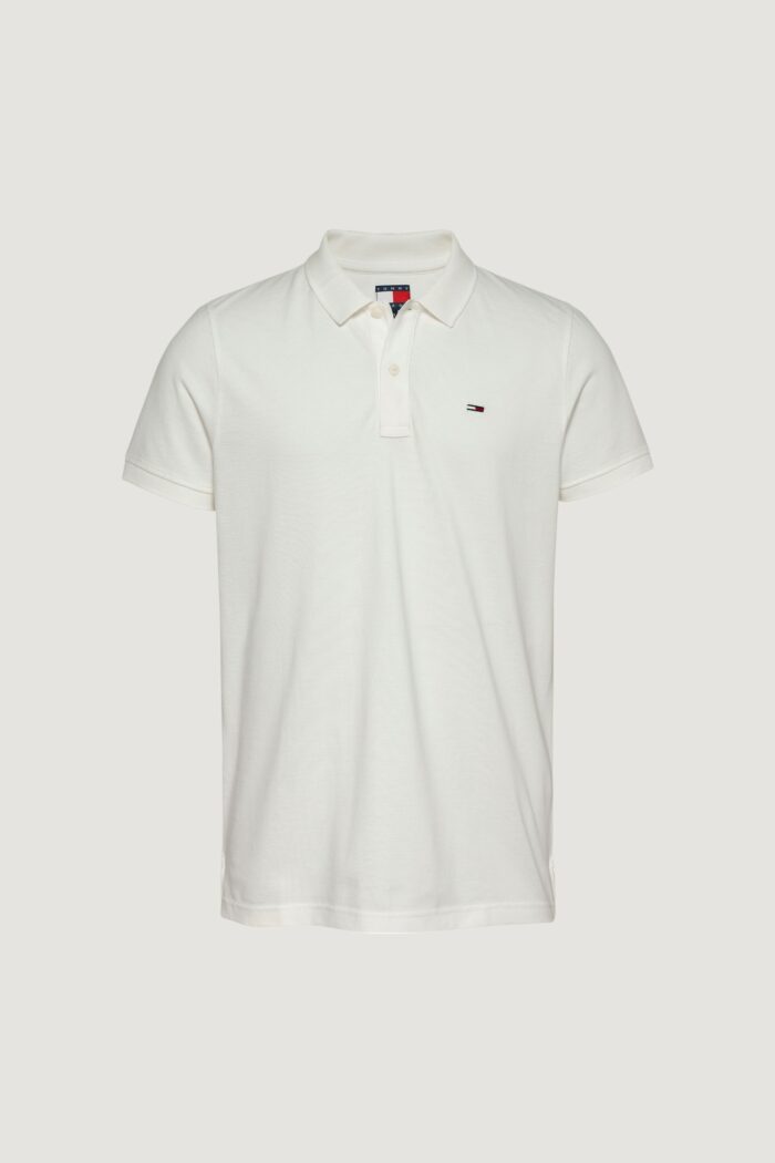 Polo manica corta Tommy Hilfiger TJM PLACKET Bianco