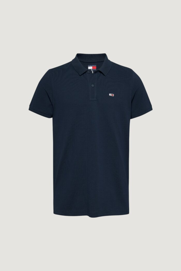 Polo manica corta Tommy Hilfiger TJM PLACKET Blu