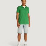 Polo manica corta Tommy Hilfiger Jeans TJM PLACKET Verde - Foto 5