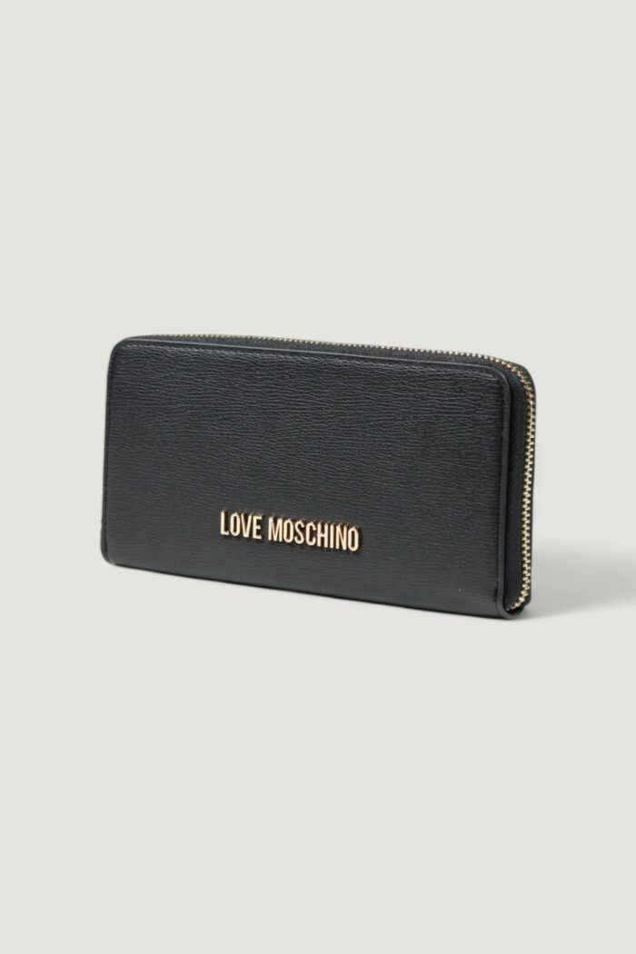 Portafoglio grande Love Moschino  Nero