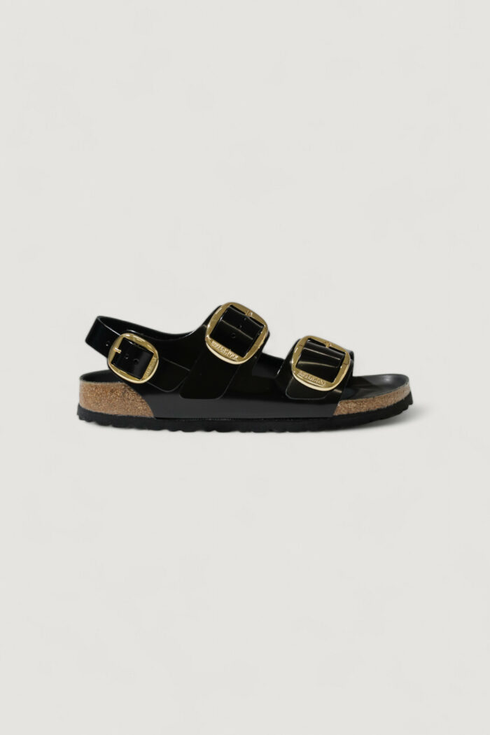 Sandali Birkenstock Milano Big Buckle Nero