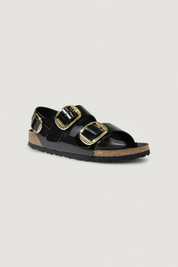 Sandali Birkenstock Milano Big Buckle Nero