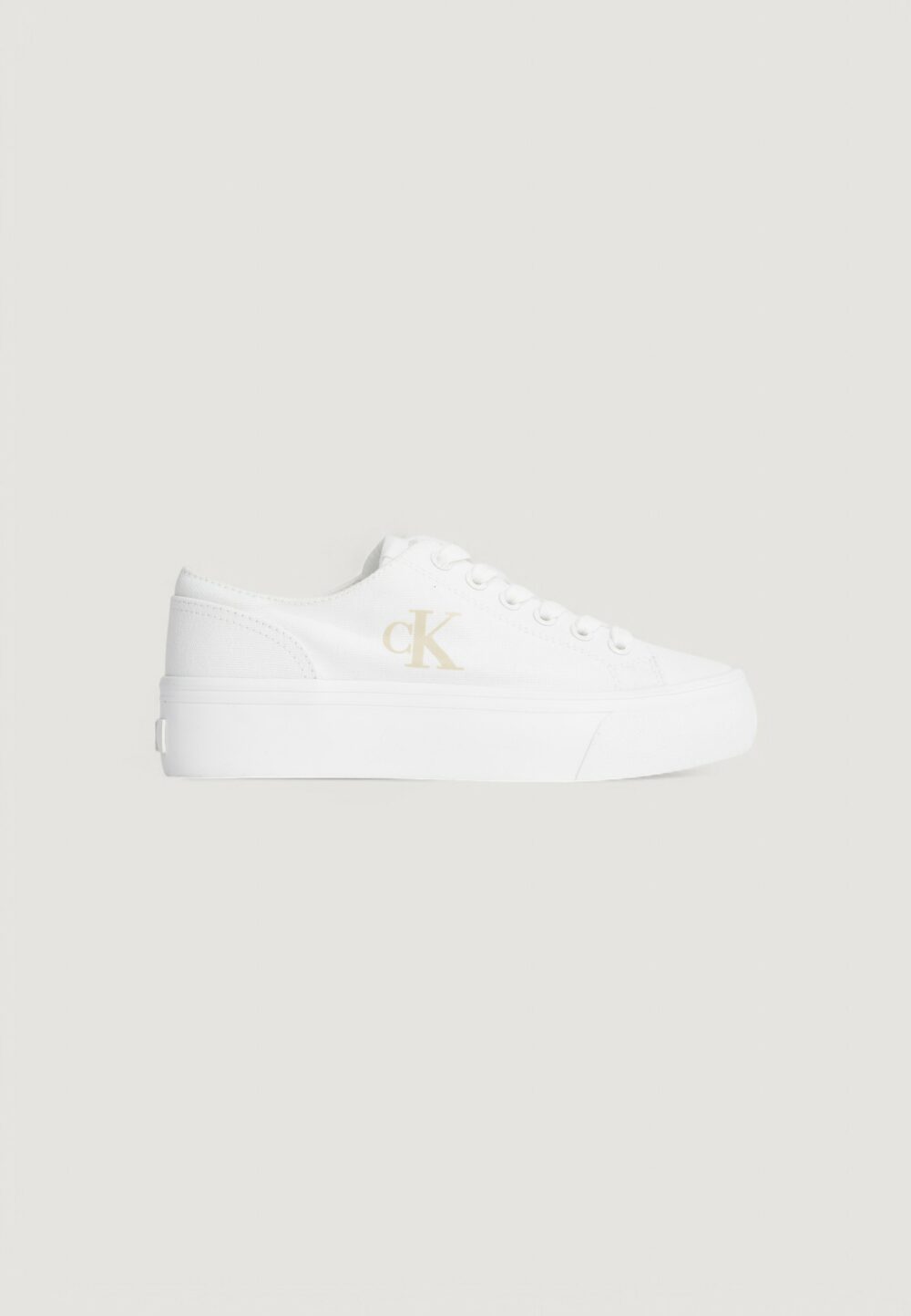 Sneakers Calvin Klein Jeans VULC FLATFORM LOW Bianco - Foto 1