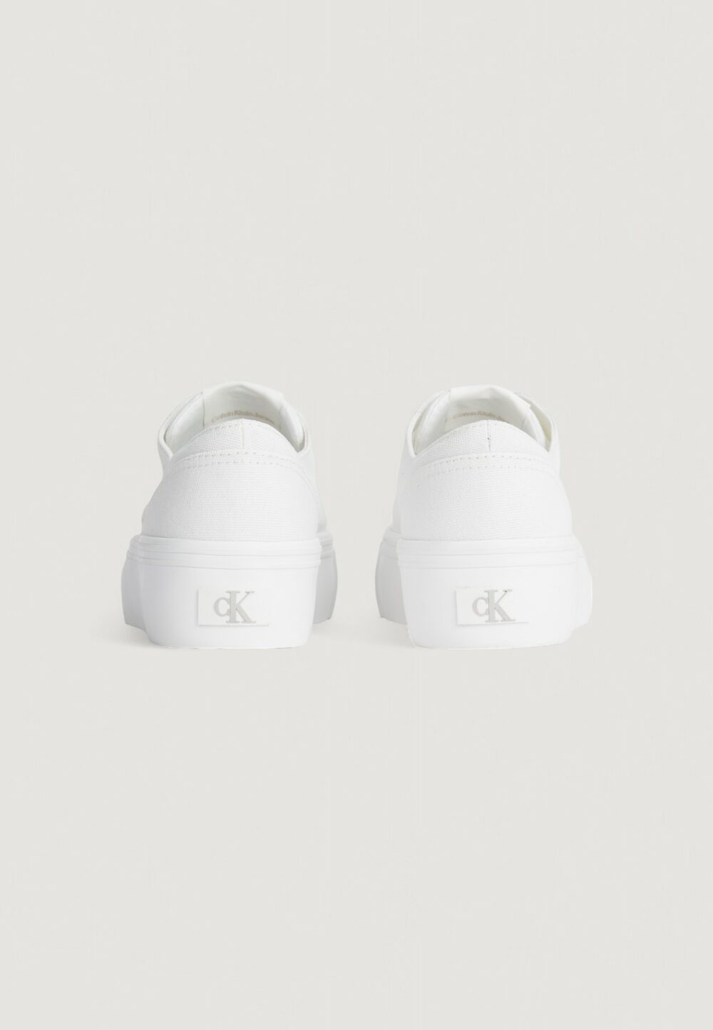 Sneakers Calvin Klein Jeans VULC FLATFORM LOW Bianco - Foto 4