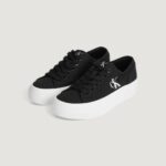 Sneakers Calvin Klein Jeans VULC FLATFORM LOW Black-White - Foto 4