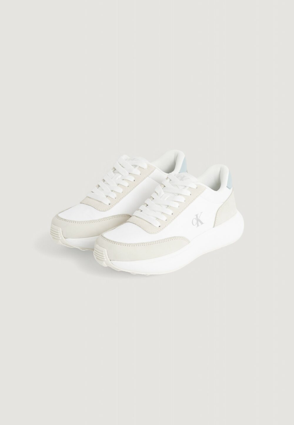 Sneakers Calvin Klein Jeans ATHLEISURE RUNNER Crema - Foto 4