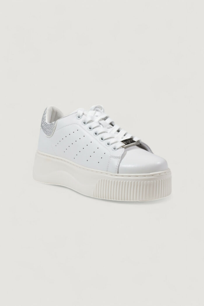 Sneakers Cult PERRY 3162 LOW W LEAT/SUEDE HOT FIX Bianco ice