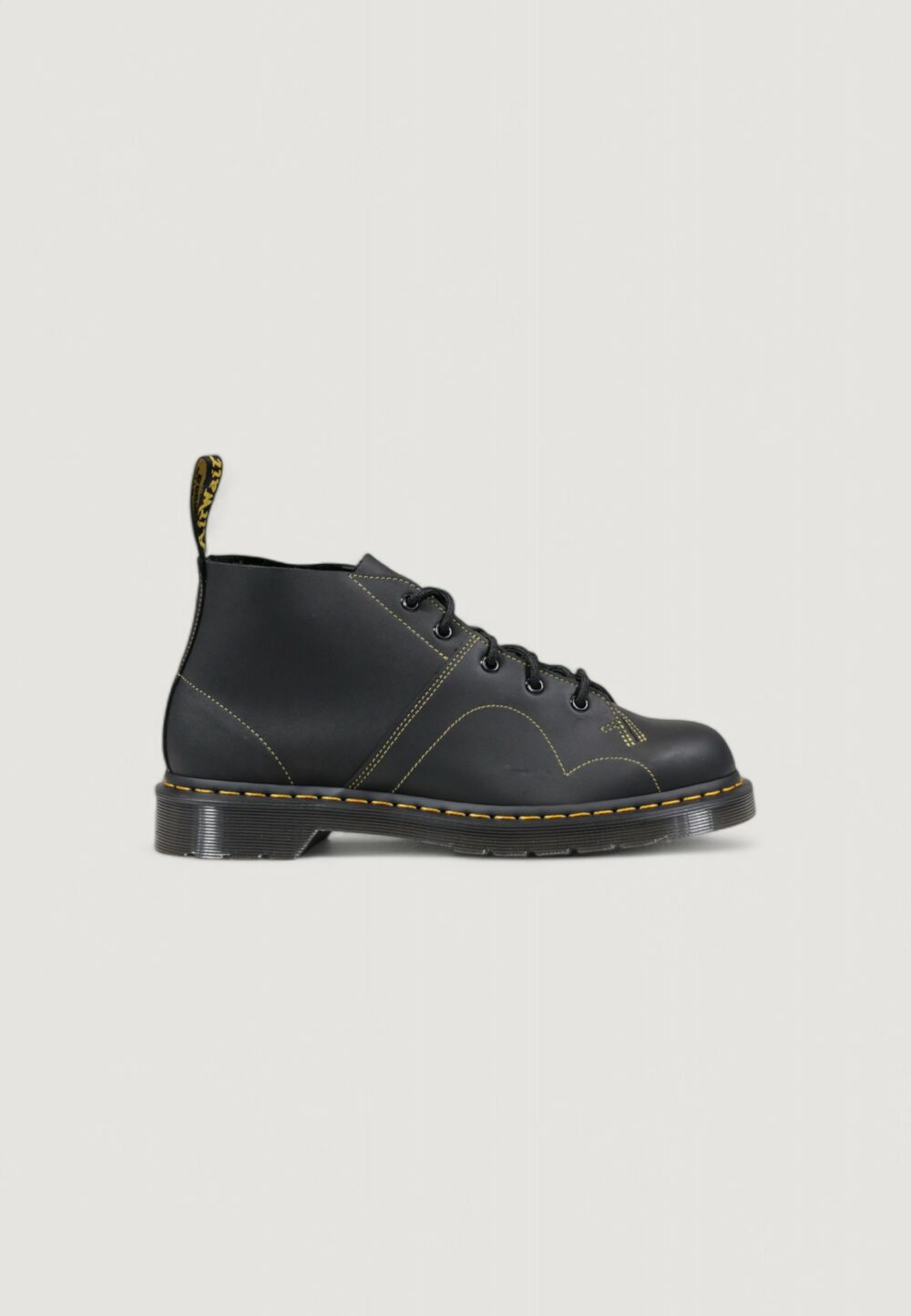 Stivaletti Dr. Martens Church Greasy Nero - Foto 1