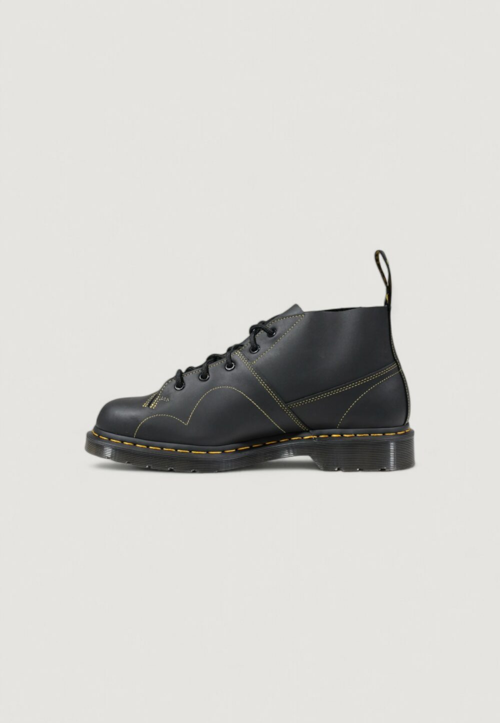 Stivaletti Dr. Martens Church Greasy Nero - Foto 3