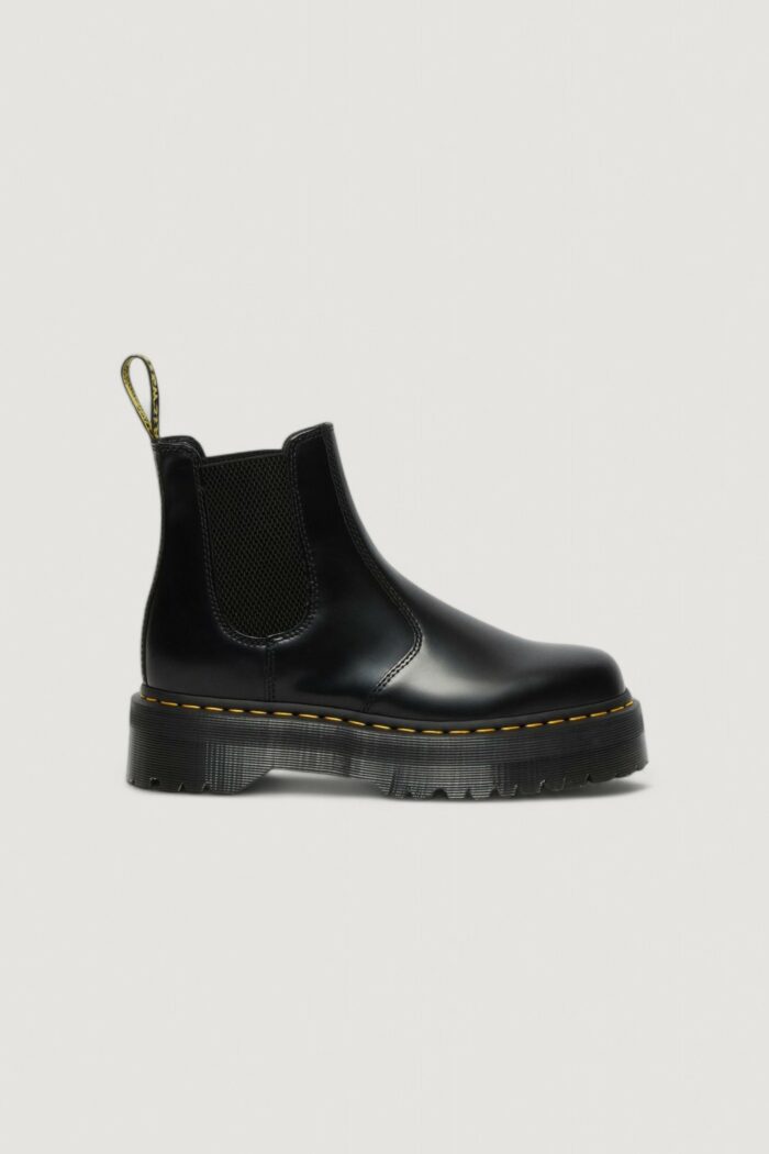 Stivali Dr. Martens 2976 QUAD BLACK POLISHED SMOOTH Nero