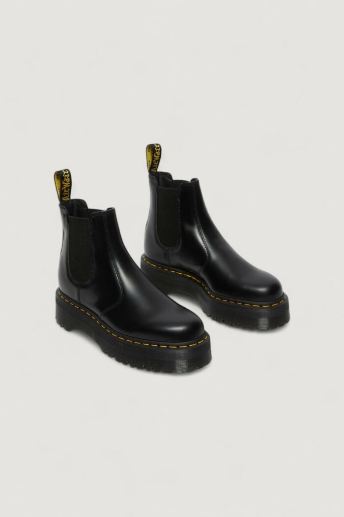 Stivali Dr. Martens 2976 QUAD BLACK POLISHED SMOOTH Nero