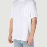 T-shirt Antony Morato RELAXED FIT LOGO PRINT ON BACK COLLAR Bianco - Foto 2