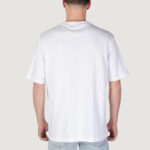 T-shirt Antony Morato RELAXED FIT LOGO PRINT ON BACK COLLAR Bianco - Foto 4