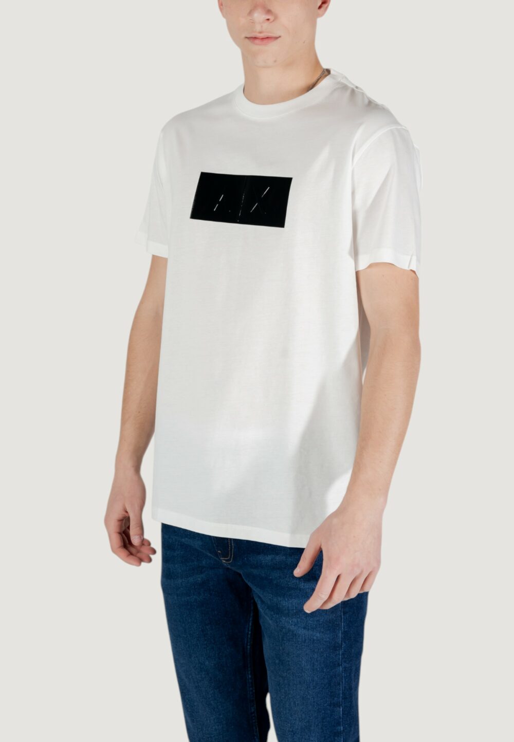 T-shirt Armani Exchange  Bianco - Foto 3